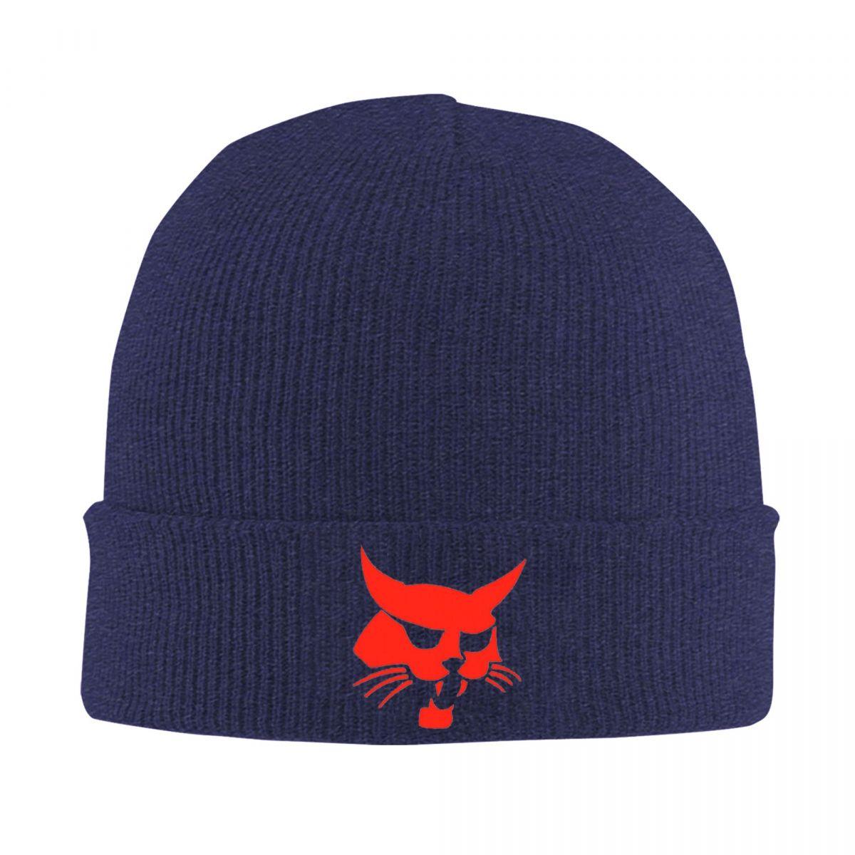 

Bobcat Logo Warm Knitted Cap Hip Hop Bonnet Hat Autumn Winter Outdoor Beanies Hats for Unisex Adult One Size