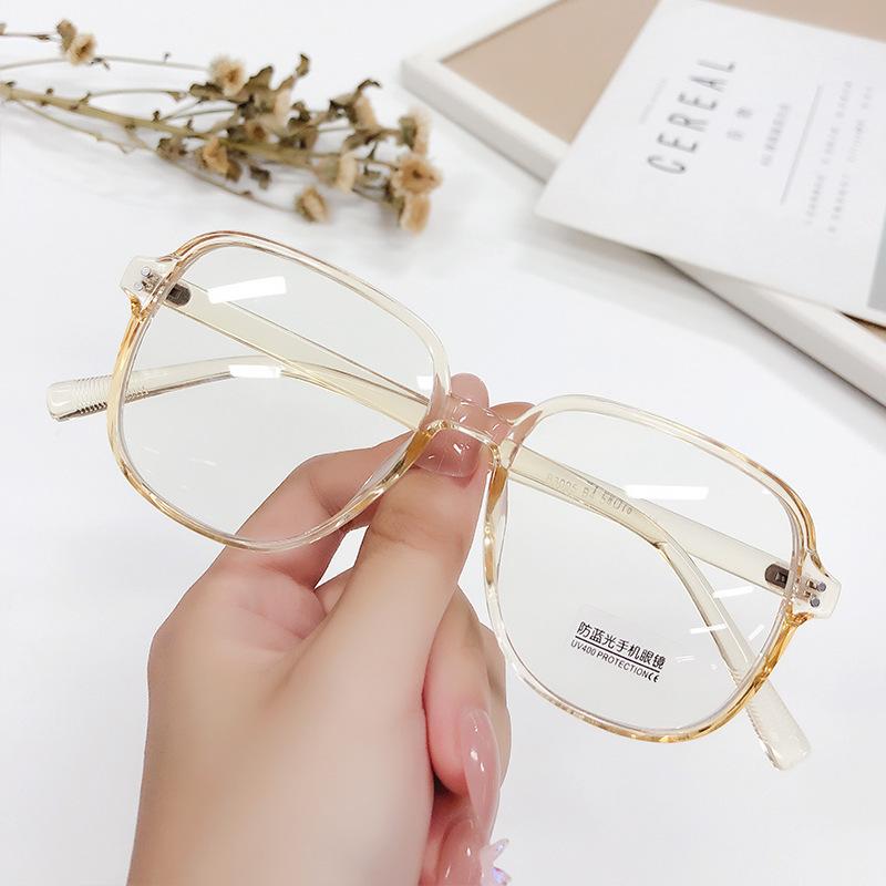 

Retro Tr Square Glasses, Plain Literary Anti-Blue Glasses, Retro Personalized Flat Glasses anti-blue light