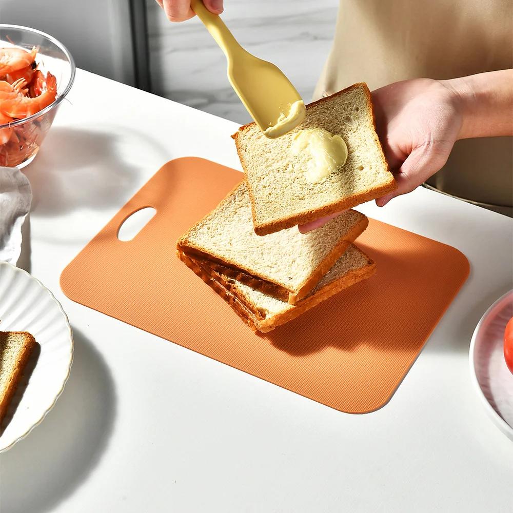 Kitchen Cutting Board Plastic Chopping Board 1-3Pcs Non-slip Cutting Board Meat Fruit Vegetables Classified Cutting Board Set
