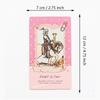 Pink Waite Tarot, The Dreamy Pink Collage Tarot Deck, 78  Aesthetic Kawaii Tarot Cards with Meanings, Double-embossed 12*7cm
