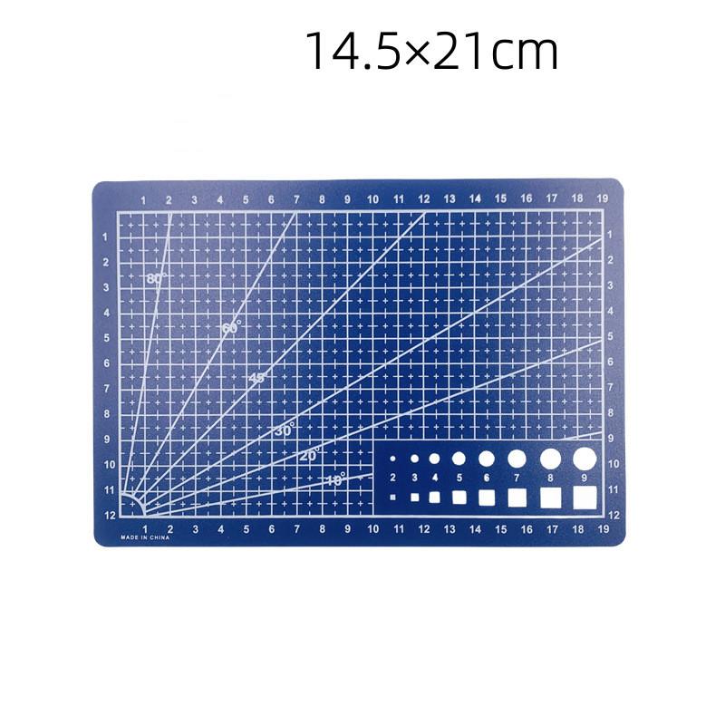 1Pc A5 Self Healing PVC Cutting Mat Workbench Patchwork Cut Pad Sewing Manua Knife Engraving Leather Cutting Board Side Underlay