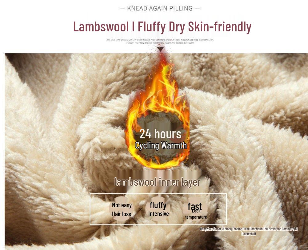 Plus Size Velvet Lined Hoodie for Men - Thick and Warm Lamb Fleece Sports Jacket for Autumn/Winter