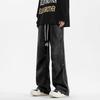 American tie-dye dirty pants men's autumn casual pants loose trend straight boys casual long pants