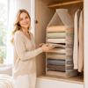 Faltbarer 9-Hänge-Schrank für Hosen und Kleidung, Platzsparender Mehrschicht-Aufbewahrungsbeutel