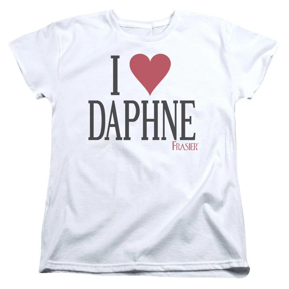 

Frasier I Heart Daphne Womens T Shirt White Officially Licensed 4XL