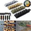 Tactical Outdoor 6 Round Shotgun Shell Holder Ammunition Pistol Bullet Reload Holder with Adhesive Backing Sticker