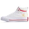 Li Ning Lightweight High Top Skateboard Shoes Women's White Red AGCQ026-5