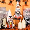 2pcs Halloween Gnomes Decoration Mr and Mrs Faceless Doll Ornaments for Halloween Table Ornament Tiered Tray Decor Party