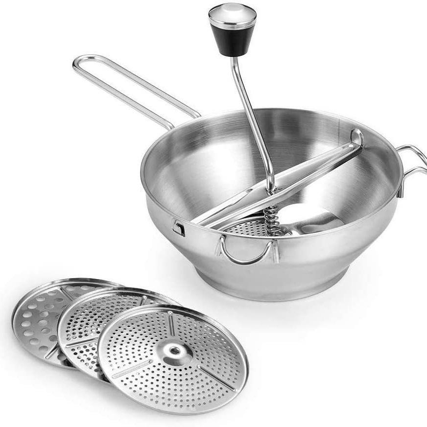 Milling Fruit Vegetable Grinder Steel Potato Jam with Discs