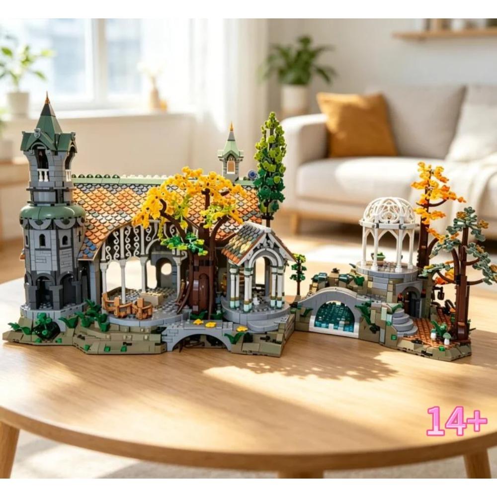 Special Offer 6167PCS Compatible 10316 Green Valley Shape Scene Building Blocks Christmas Gifts For Adults Friends