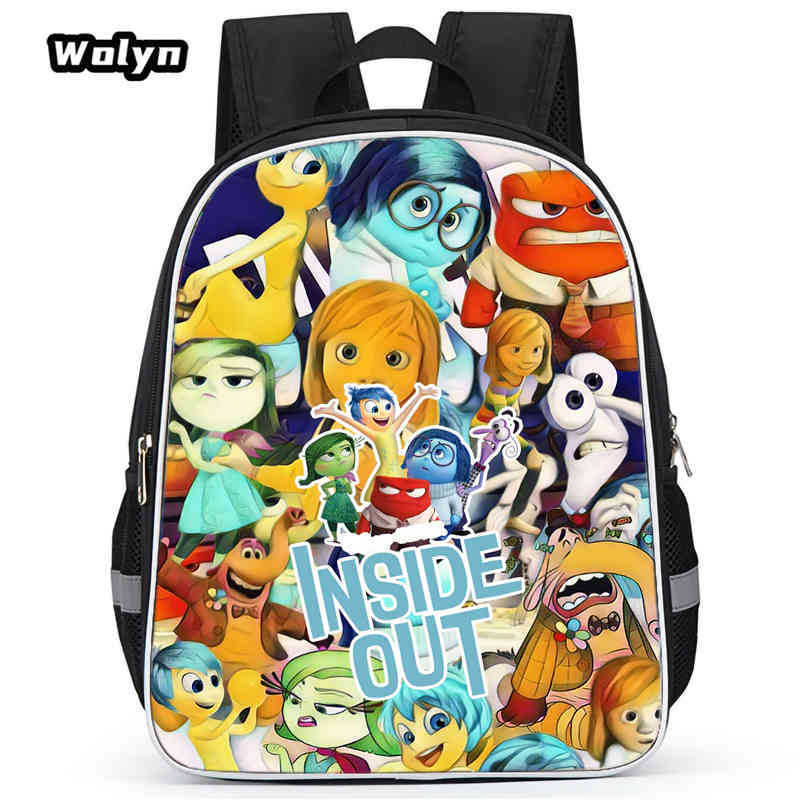 Mind Secret Service 2Ide Out Simple Cute Backpack Student School Bag Backpack