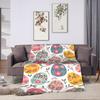 Easter Egg Blanket Quality Warm Soft  Throw Blanket Spring Kids Outdoor Novelty Bedspread