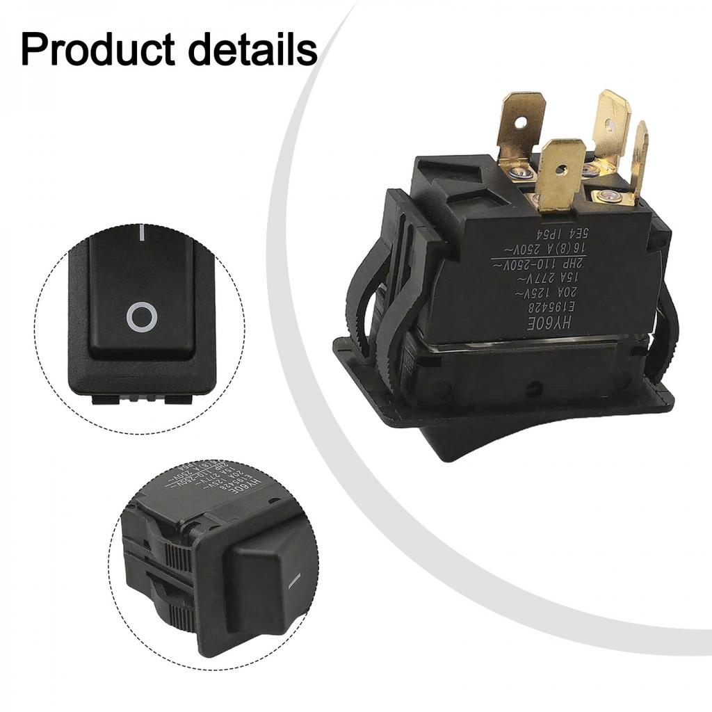 HY60E Rocker Switch Industrial Rocker Switch On Off Pushbutton Switch