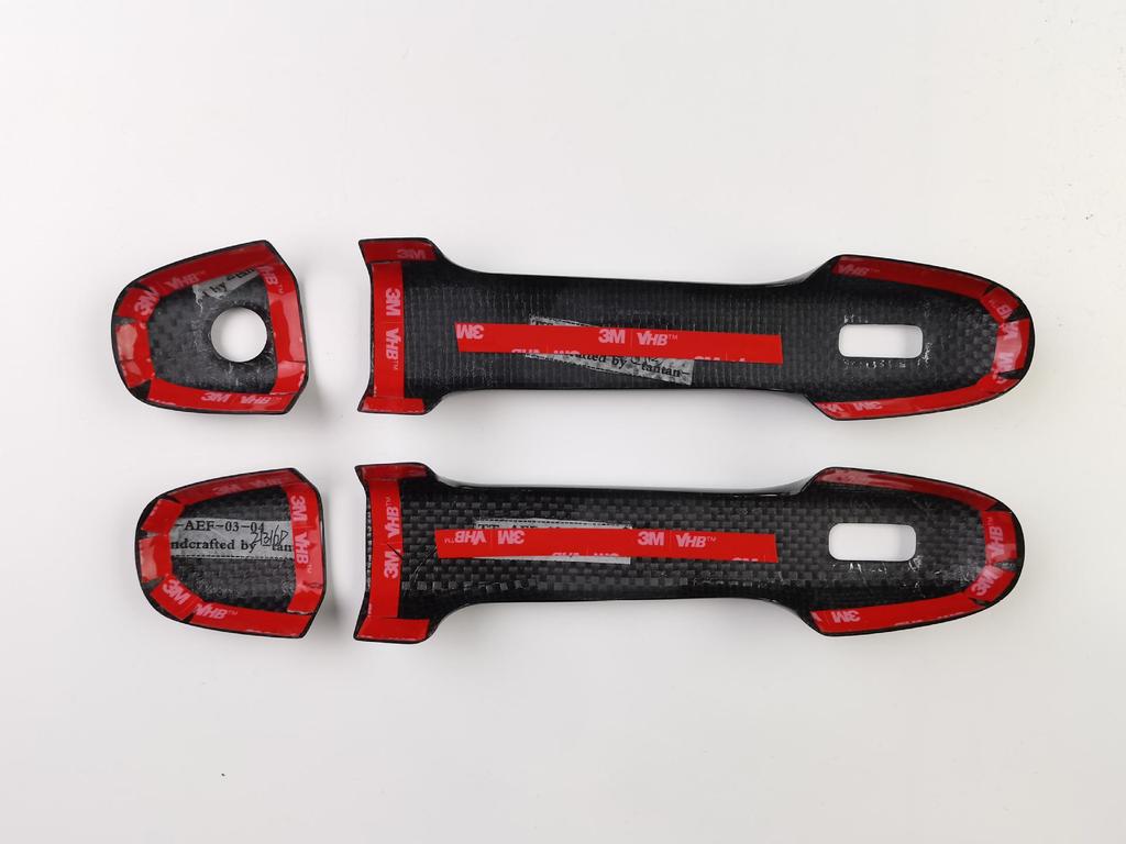 Carbon Fiber Outer Door Handle Shell for Toyota 86 - Dry Carbon Interior & Exterior Trim
