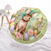 1pc Easter Bunny Eggs Flowers Spring Umbrella with Plastic Handle,Suitable for All Seasons Home Travel Outdoor Umbrellaptys31055