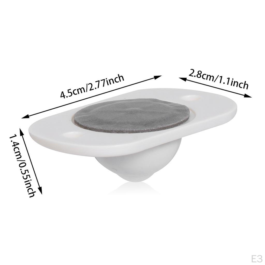 4 Pcs. Storage Box Tape Rolls Garbage Can Wheels