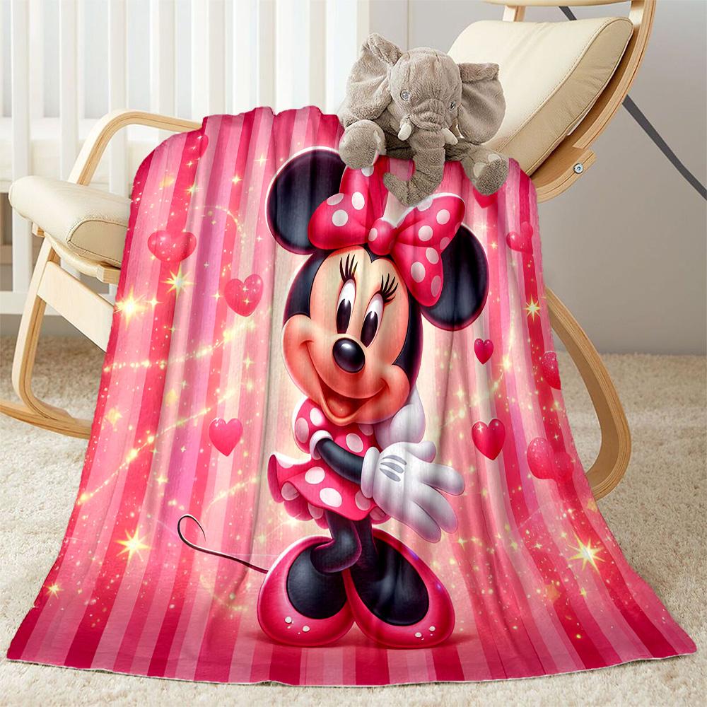 Halloween Disney Friends Blanket Cozy Blanket Versatile Accessory Suitable for Gifting Relatives and Friends Y14