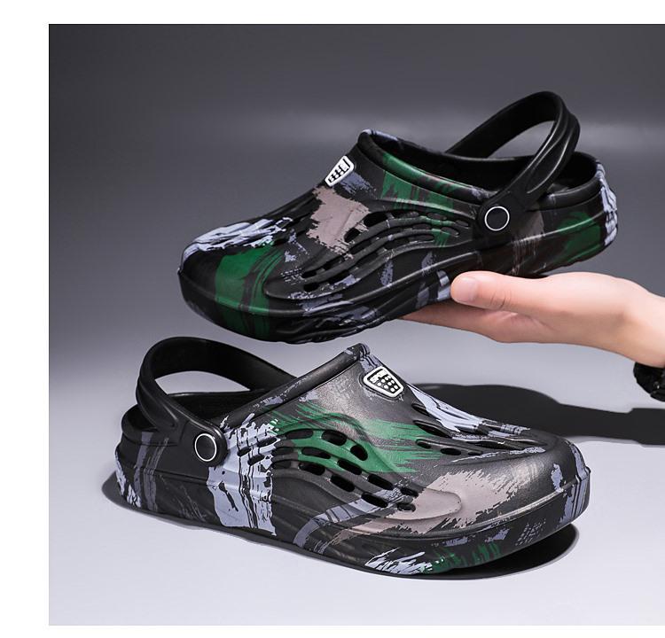 Leichte atmungsaktive Slip-on Sandalen für Herren für den Strand