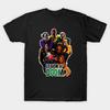 Men Black Print T-shirt The Legion Of Doom No-Cut Transfer Paper Print Cotton Tshirt
