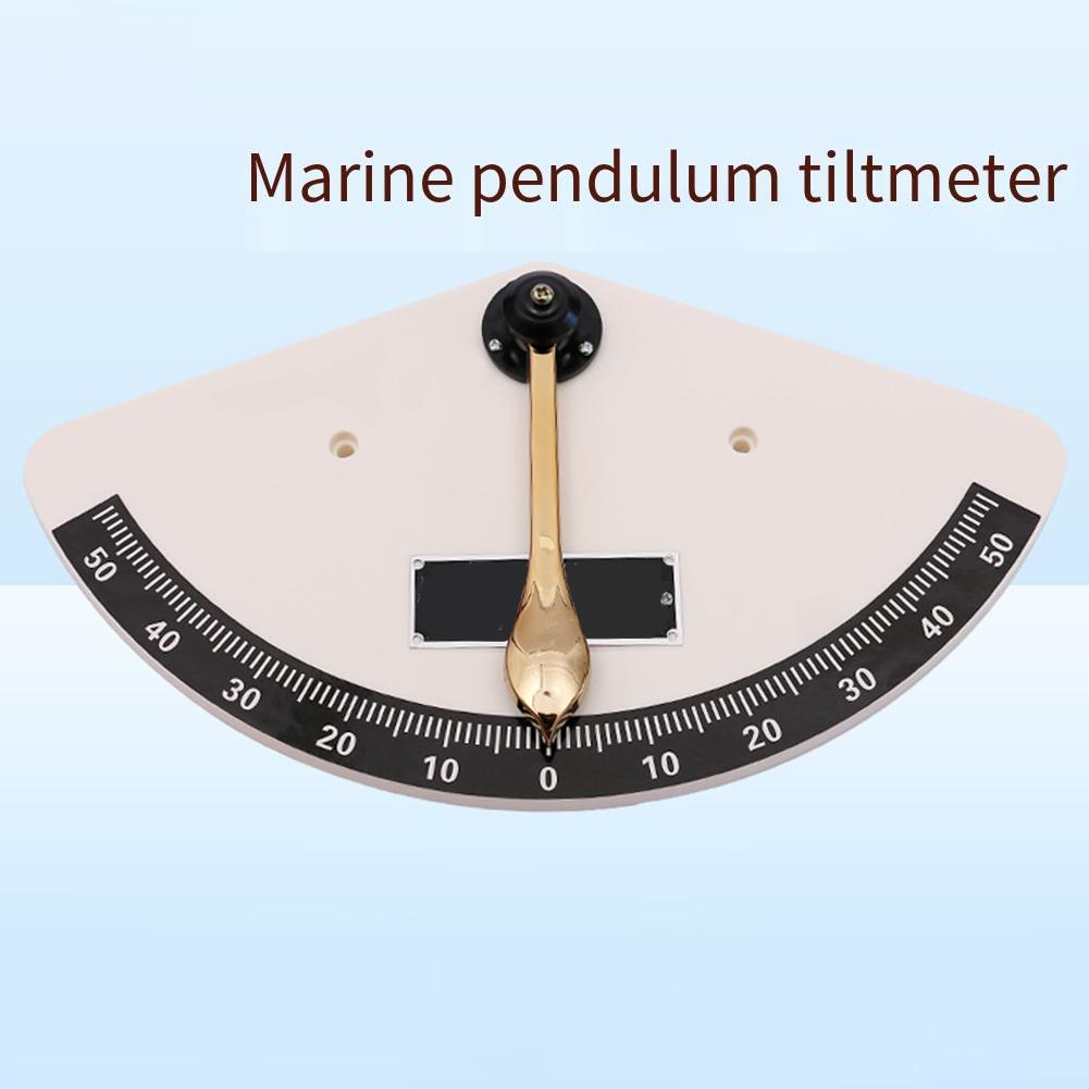 Swing type marine inclinometer with 55 degree calibrated pendulum for precise tilt measurement on ships and marine vessels China Mainland