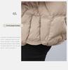 Women's Short Lightweight Down Jacket - 2024 Winter Collection, Loose Fit, Warm White Duck Down Outerwear