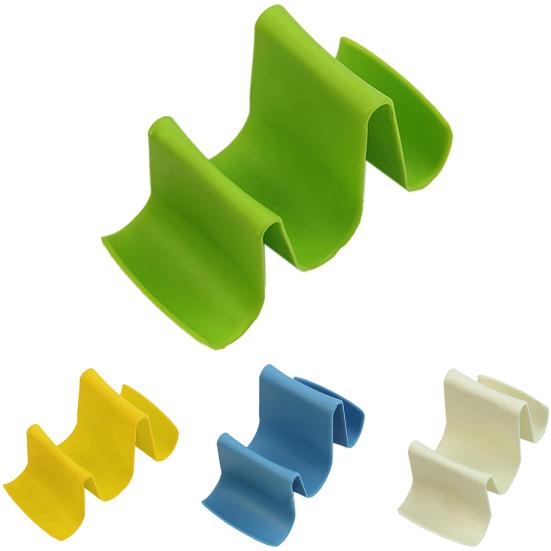 Bølgestil Panne Grytelokk Skje Lokk Skjell Hylle Stativ Holder Hjem Kjøkken Redskaper