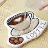 4Pcs/Set Absorbent Kitchen Hand Cloth Coffee Pattern Kitchen Cleaning Cloth Hand Towel  Kids