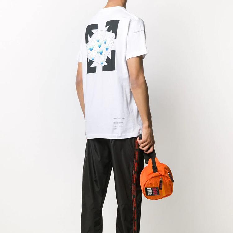 Off-White FW20 Arrows Graphic Print Short Sleeve T-Shirt Men T-Shirts White OMKA002E20FAB0010110