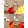 2Pcs Pineapple Eye Remover Stainless Steel Cutter Strawberry Stem Remover Ergonomic Design Rust-Resistant Tool for Kitchen Cafe Bakery