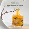 WARMKISS Black Swan Enchanting Perfume - Long-lasting, Light, Fresh Floral & Fruity Scent for Students.