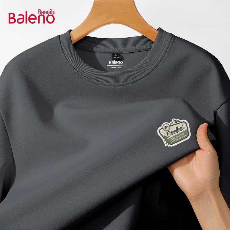 Baleno Men's 2025 Autumn Round Neck Heavyweight Sweatshirt