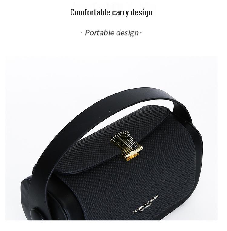 2025 Women's High-End Solid Color Handbag: Fashionable, Versatile Shoulder & Crossbody Bag