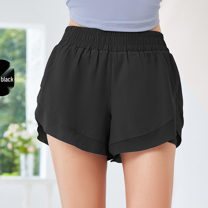 Quick-Dry Summer V-Neck Yoga Set: Short Sleeve Top & Mesh Shorts