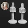 Excellent Toughness Toilet Lid Screw Good Strength PP White Brand New
