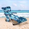 Tie-Dye Beach Chair Cover, Pool Microfiber Lounge Chair Cover, Swimming Quick-Drying Beach Towel, Seaside Thickened Lounge Chair Mat
