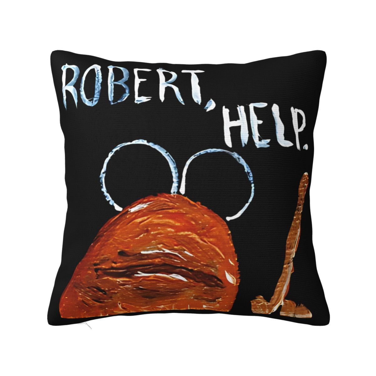 

Marcus The Worm Rigatoni Worm Pillowcase Polyester Cushion Cover Decoration Throw Pillow Case Cover Home Zippered 18 30cm x 30cm