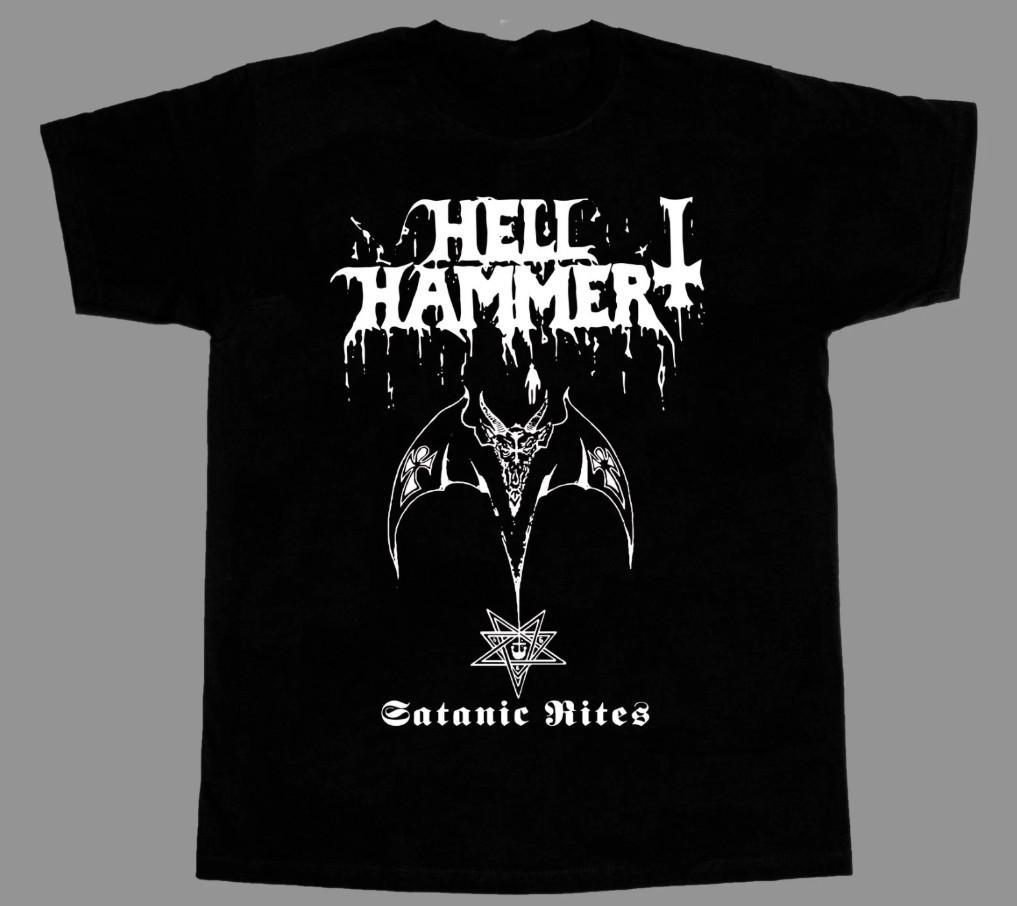 Hellhammer riti satanici NUOVA T-SHIRT NERA 345XL EG390