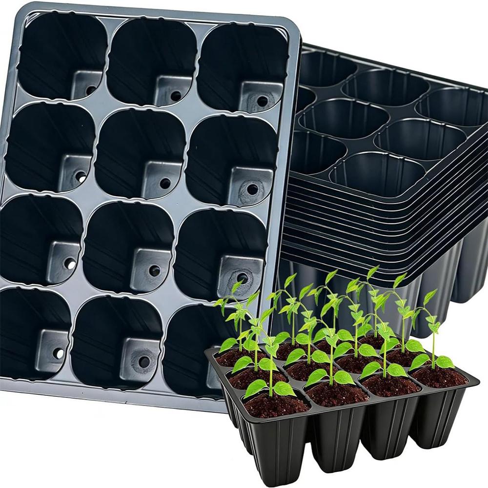 

15pcs Mini Propagation Tray with Drainage Holes for Seedling Plants