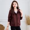 Trench casual da donna corto nuovo popolare giacca mom sottile