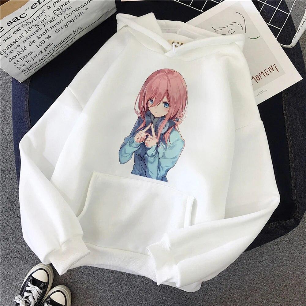 The Quintessential Quintuplets hettegensere dame sweat y2k y2k estetisk 90-talls langermet topp treningsdress dame gotiske klær Unisex