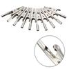 10Pcs/Set Durable 51mm 10A Alligator Clips Metal Nickel Plated Crocodile Clip Single Prong Lead Probe Clip Cable Lead