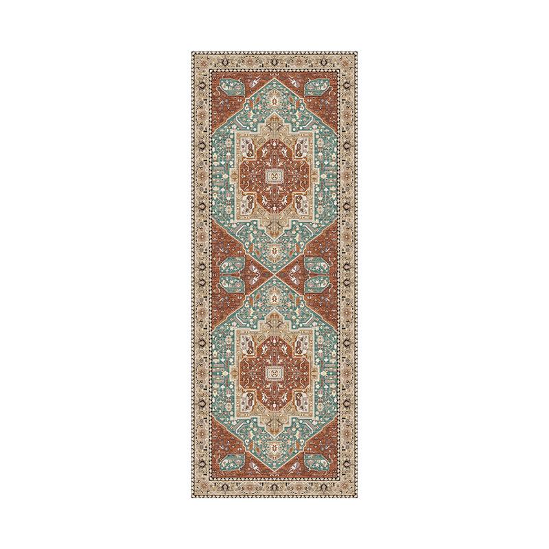 Koberec z TPR omyvatelný ve stylu boho – Skládací podložka do chodby a k arkýřovému oknu.