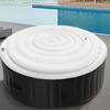 145 Cm Diameter Inflatable Cover Energy Saving Round Hot Tub Lid Outdoor Spa Pool Windproof Rain Overflow Thermal Cover