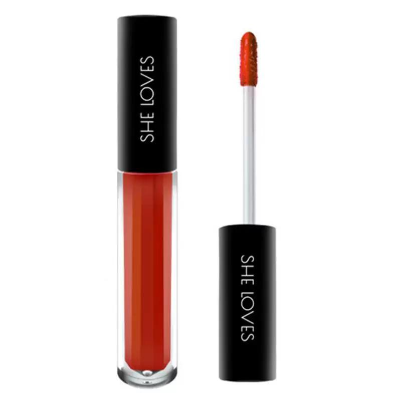 Xiaohongshu Matte Lip Gloss, Tiktok Trending, Affordable French Niche Lipstick for Female Students, Cherry Color
