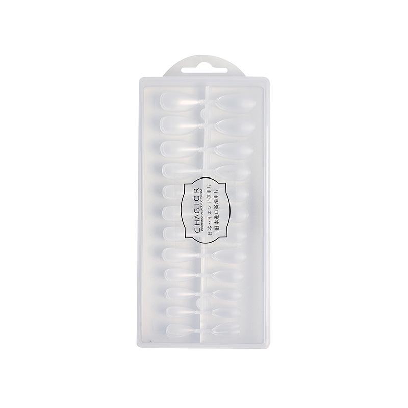 Nail Art Seamless Ultra-Thin Trapezoidal & Teardrop Tips for Professionals