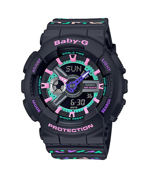 

Casio Men s Resin 100M Water Resistant Analog Shock Resistant Quartz Watch BA-110TH-1A чёрный