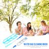 4Pcs Hydration Water Bladder Cleaning Kit Portable Water Bag Cleaning Brush & Drying Rack Outdoor Camping Tool for Water Bladder