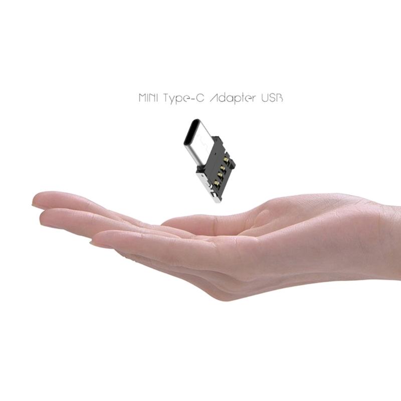 USB Typ-C Adapter Typ-C Stecker auf USB 2.0 Buchse Datenanschluss für Mobiltelefon Android-Telefon Universal