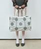 Pleatsmama Polka Dot Shopper Bag Ivory