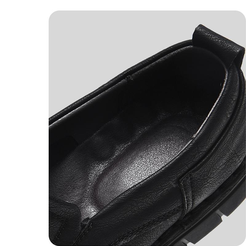 New Soft Leather Men's Shoes Outdoor Men's Loafers Luxury Breathable Men's Driving Shoes Non-Slip Men's Casual Shoes